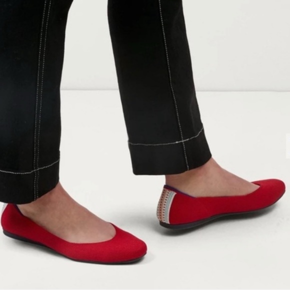 Rothy's the Square in Cardinal Red - Picture 3 of 6